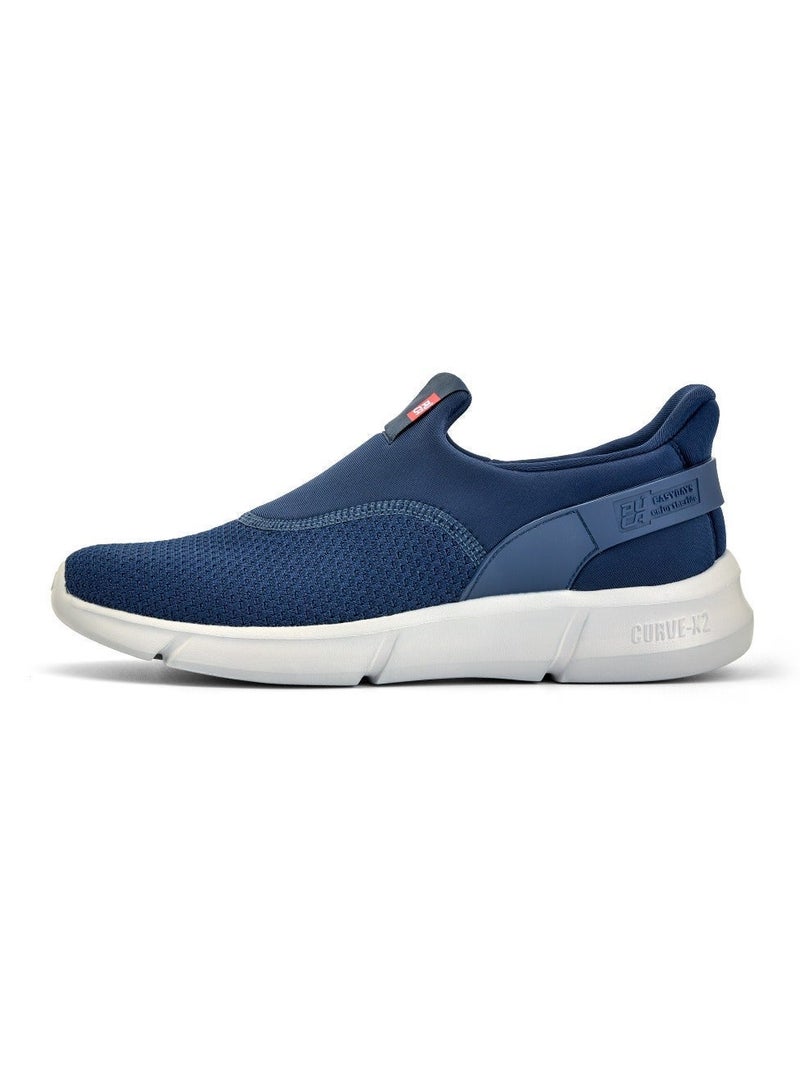 Puca Shoes | Light weight | Lycra collar | Stylish men shoes | All-day comfort | X-Uno Navy - Image 4